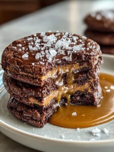 Double Chocolate Salted Caramel Cookies: 24 Ways to Indulge 8 Double Chocolate Salted Caramel
