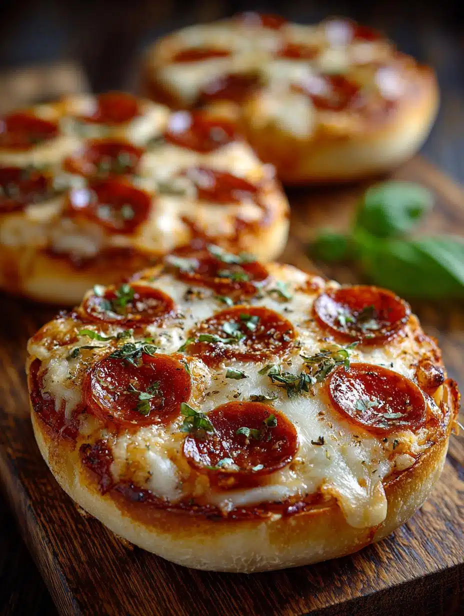 English Muffin Pizzas