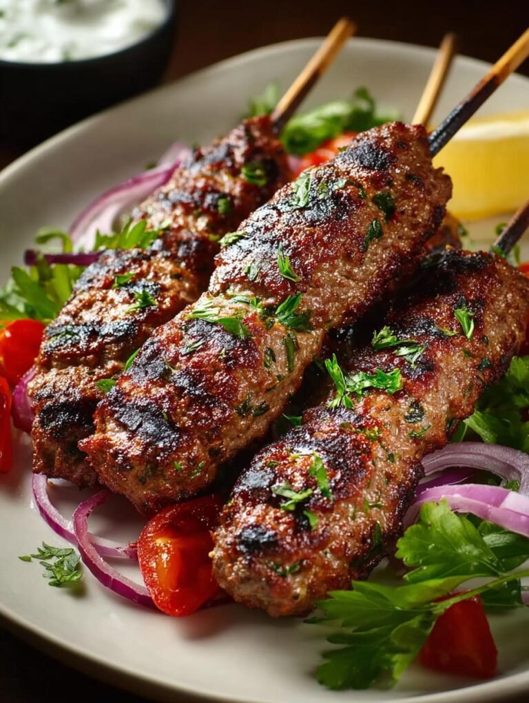 Flavorful Grilled Kofta Kebabs
