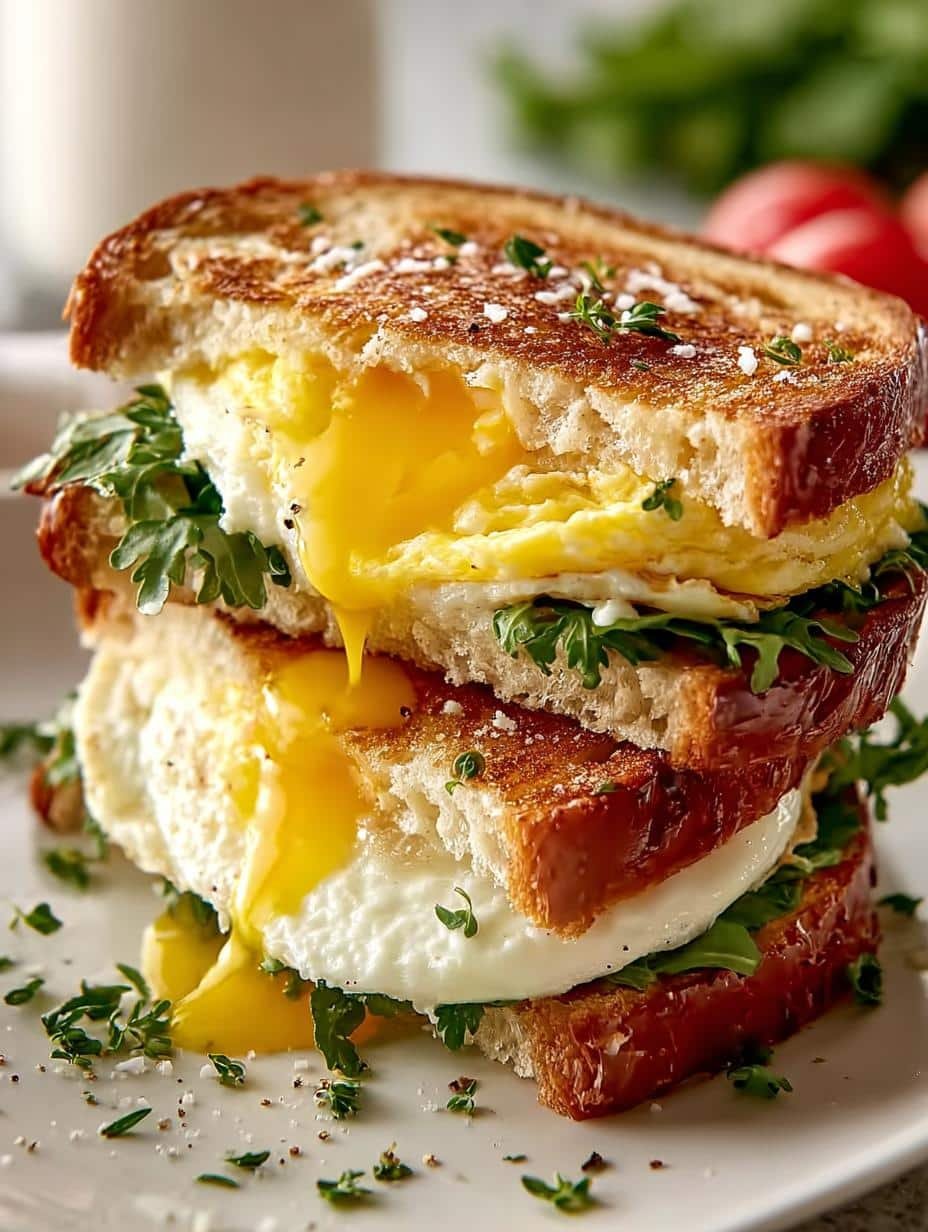 Fluffy Egg Sandwiches
