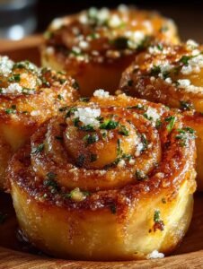 Garlic Parmesan Pizza Rolls
