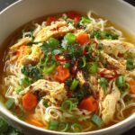Ginger Scallion Chicken Noodle