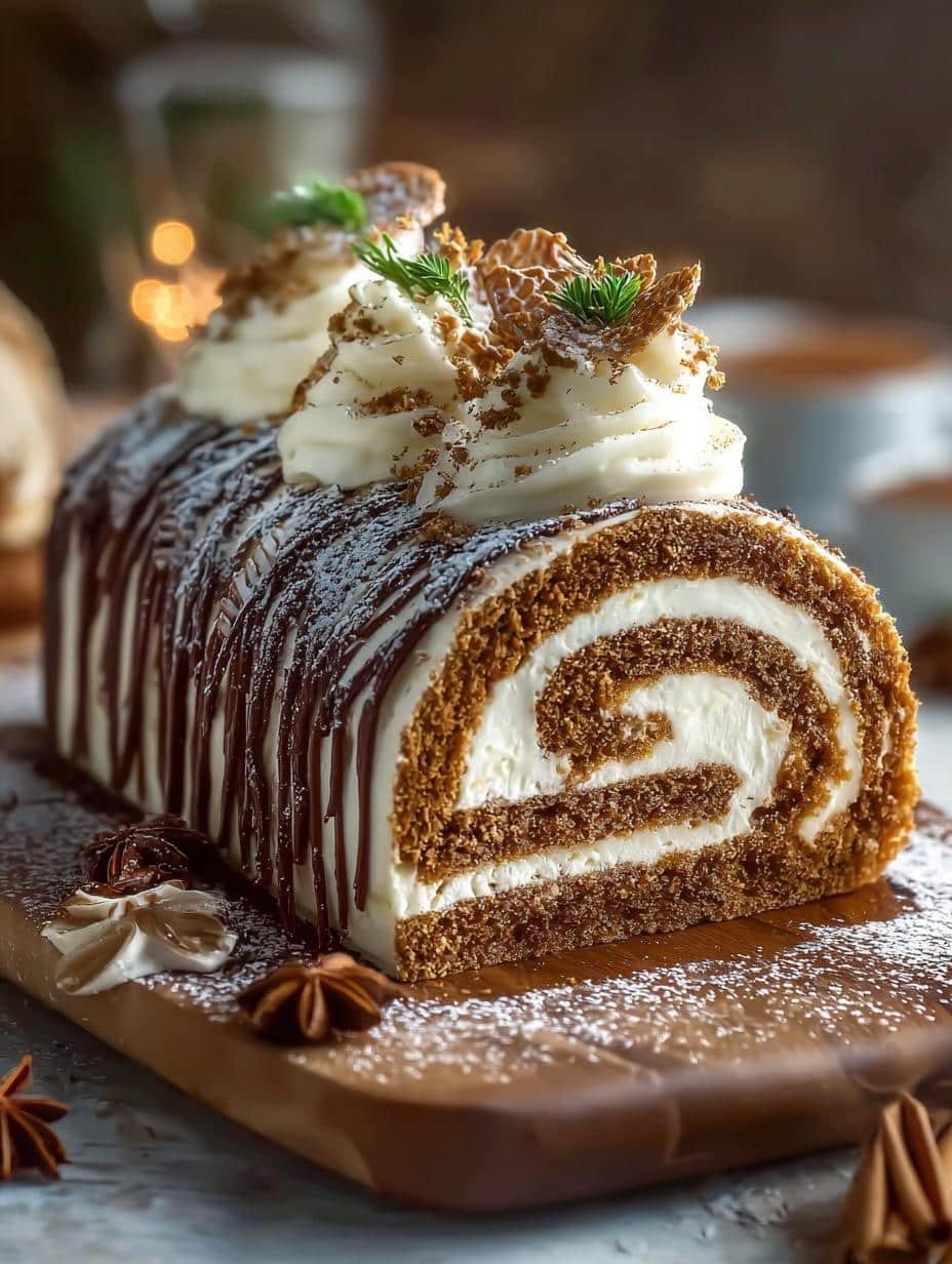 Gingerbread Buche Noel