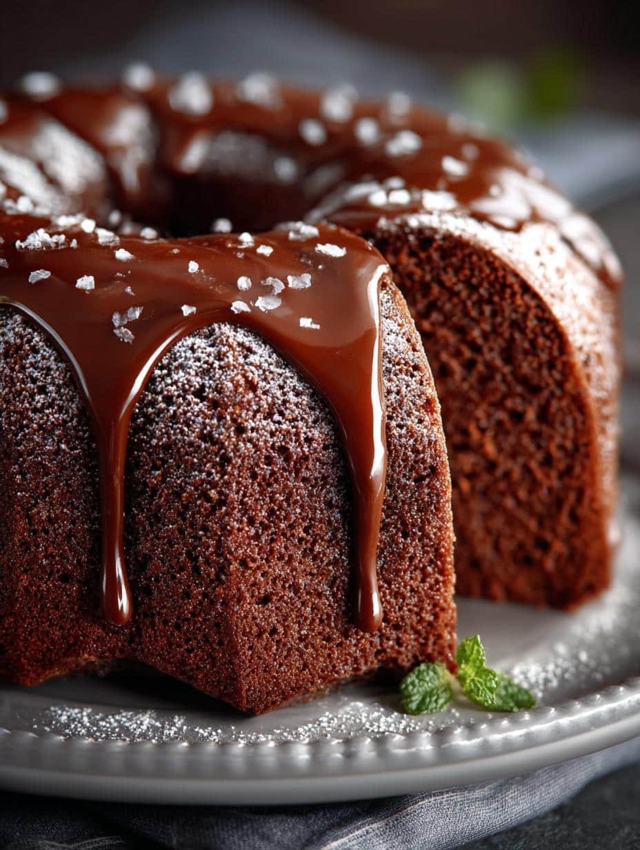 Indulge in 7 Secrets of Glossy Chocolate Pound Cake - Glossy Chocolate Pound Cake - additional detail