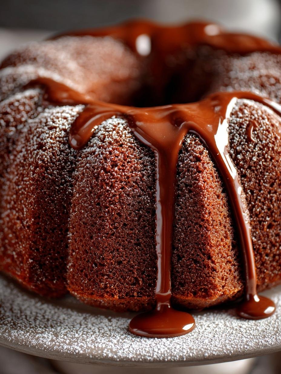 Indulge in 7 Secrets of Glossy Chocolate Pound Cake - Glossy Chocolate Pound Cake - additional detail