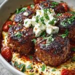 Greek Lamb Meatball Feta