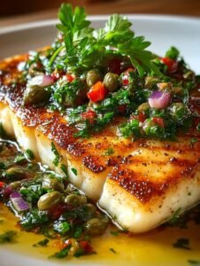 Grilled Fish with Caper
