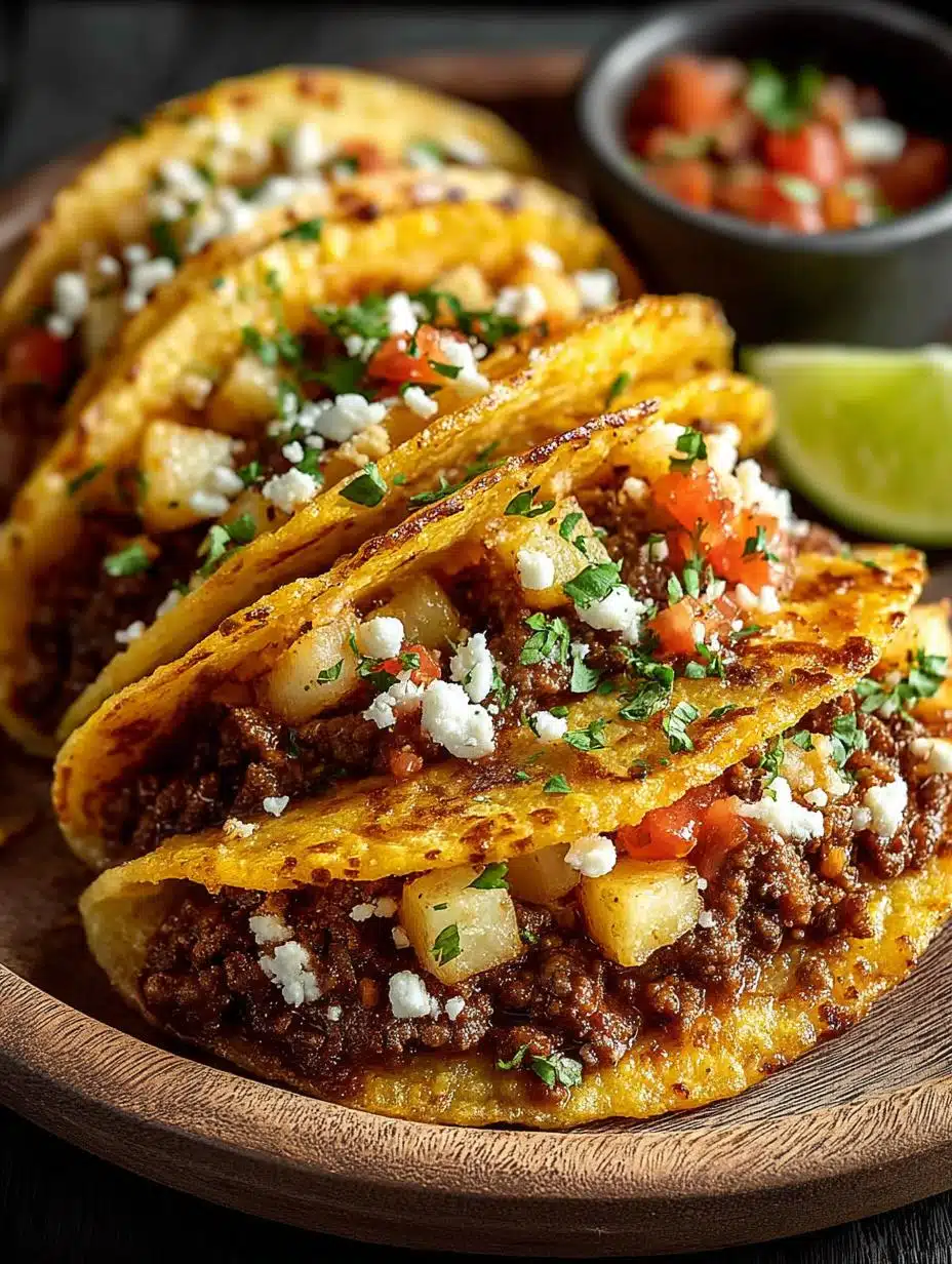 Ground Beef Potato Tacos