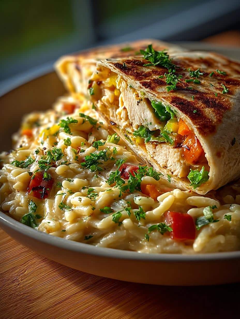 Healthy Chicken Crunch Wrap