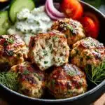 Healthy Greek Turkey Meatballs