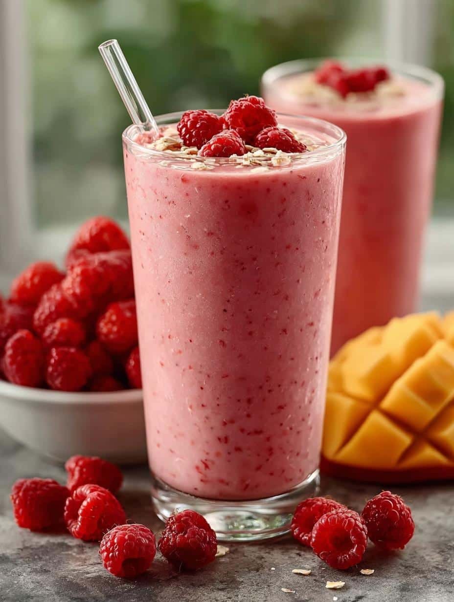 Healthy Mango Raspberry Smoothie: 5-Minute Recipe - Healthy Mango Raspberry Smoothie - main visual representation