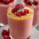 Healthy Mango Raspberry Smoothie