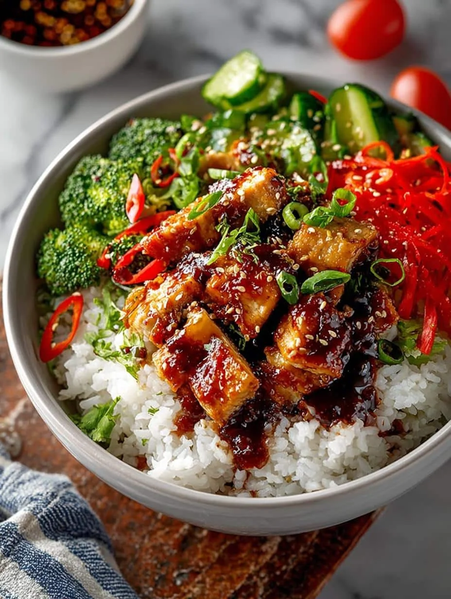 Healthy Teriyaki Chicken Bowl