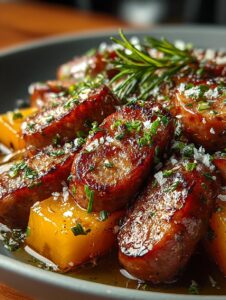 Honey Garlic Beef Sausage