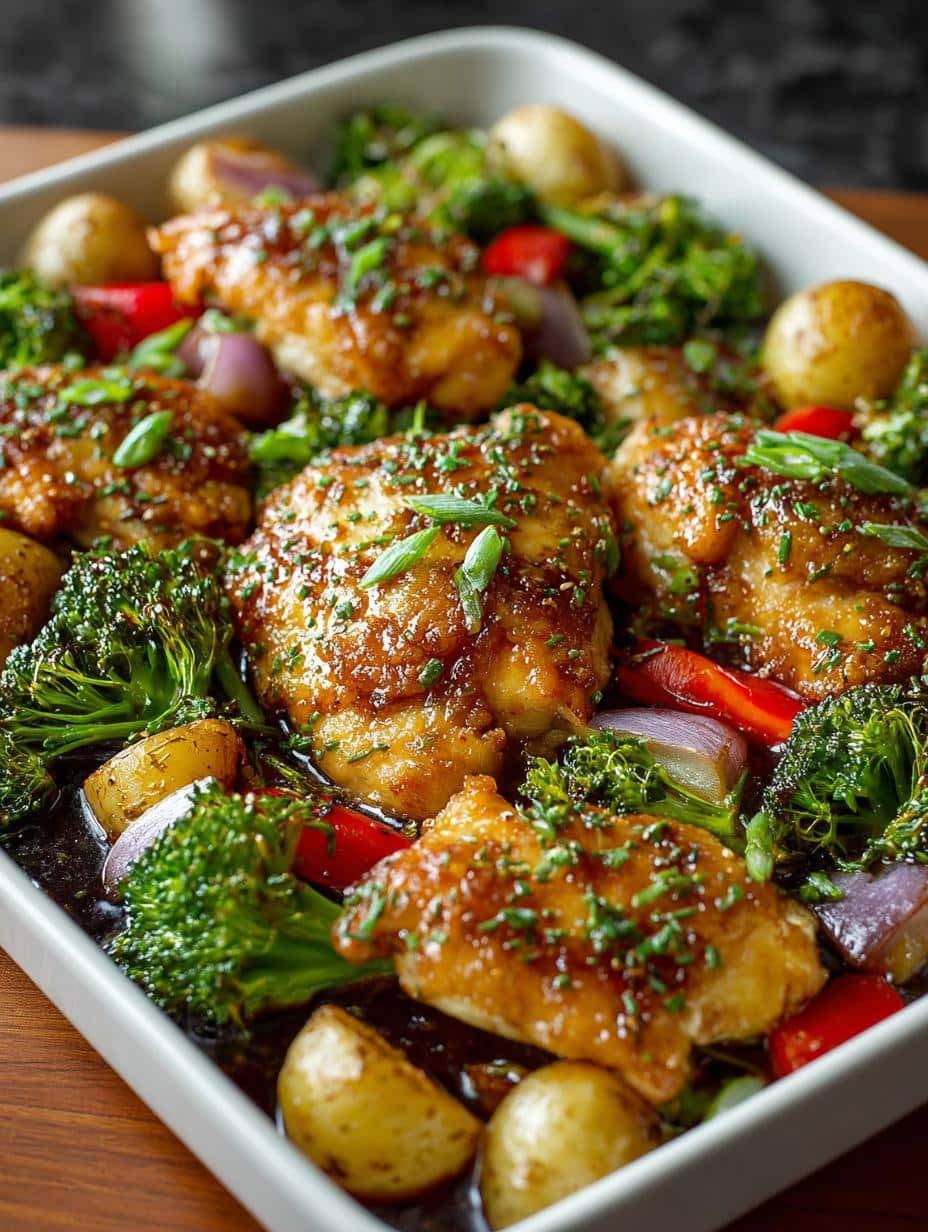 Honey Garlic Chicken Veggie