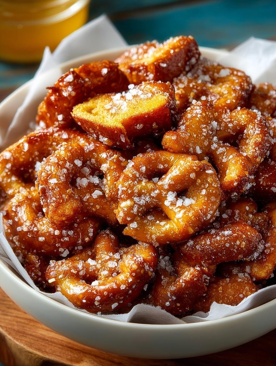 Honey Mustard Pretzel Pieces: Irresistibly Crunchy Snack - Honey Mustard Pretzel Pieces - main visual representation