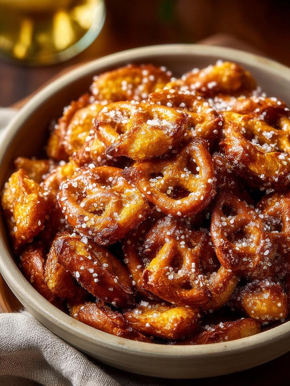 Honey Mustard Pretzel Pieces: Irresistibly Crunchy Snack - Honey Mustard Pretzel Pieces - additional detail