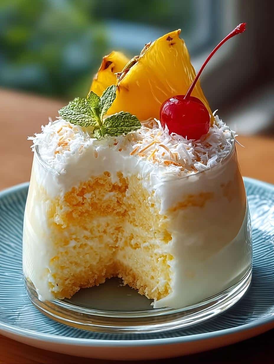 Indulgent Pina Colada Layer Cake for Tropical Delight - Indulgent Pina Colada Layer - main visual representation