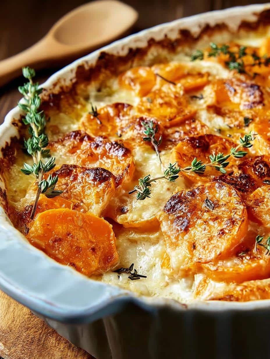 Indulgent Scalloped Sweet Potatoes for Cozy Comfort - Indulgent Scalloped Sweet Potatoes - main visual representation