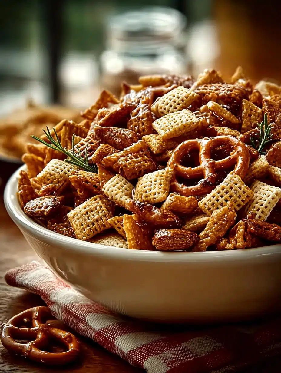 Irresistible Toffee Chex Mix: 12 Sweet Crunchy Treats 3 Irresistible Toffee Chex Mix: 12 Sweet Crunchy Treats - Irresistible Toffee Chex Mix - additional detail