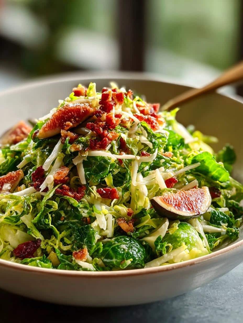 Jammy Fig Balsamic Shredded Brussels Sprout Salad Delight - Jammy Fig Balsamic Shredded - main visual representation