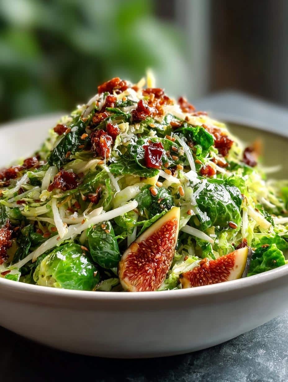 Jammy Fig Balsamic Shredded Brussels Sprout Salad Delight - Jammy Fig Balsamic Shredded - additional detail