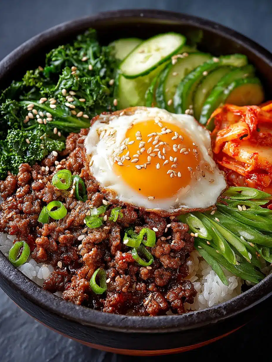Korean Ground Beef Bowl
