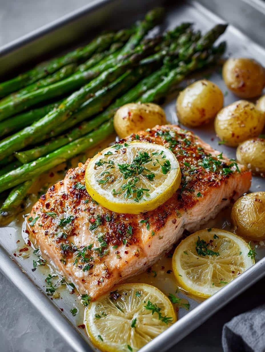 Lemon Garlic Butter Salmon with Asparagus: 7 Steps to Perfection 1 Lemon Garlic Butter Salmon