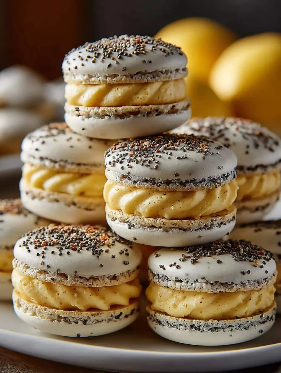 Lemon Poppy Seed Macarons: 10 Tips for Perfect Treats - Lemon Poppy Seed Macarons - main visual representation
