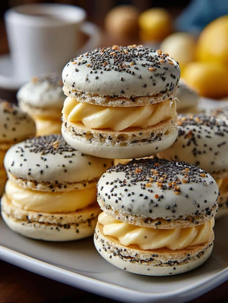 Lemon Poppy Seed Macarons: 10 Tips for Perfect Treats - Lemon Poppy Seed Macarons - additional detail