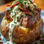 Loaded Steak Potato For