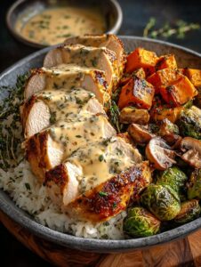 Maple Dijon Chicken Sweet Potato Bowls to Savor 7 Maple Dijon Chicken Sweet