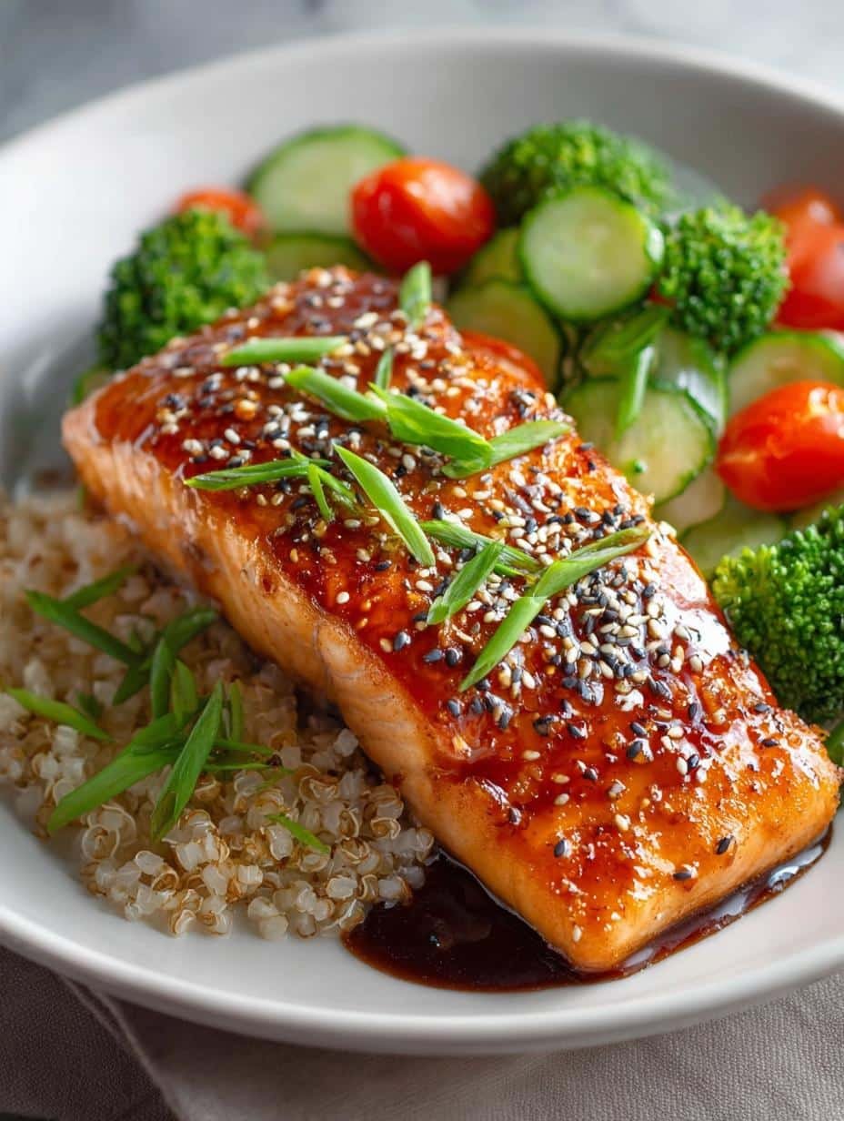 Maple Glazed Salmon: A Sweet Delight for Dinner - Maple Glazed Salmon - main visual representation