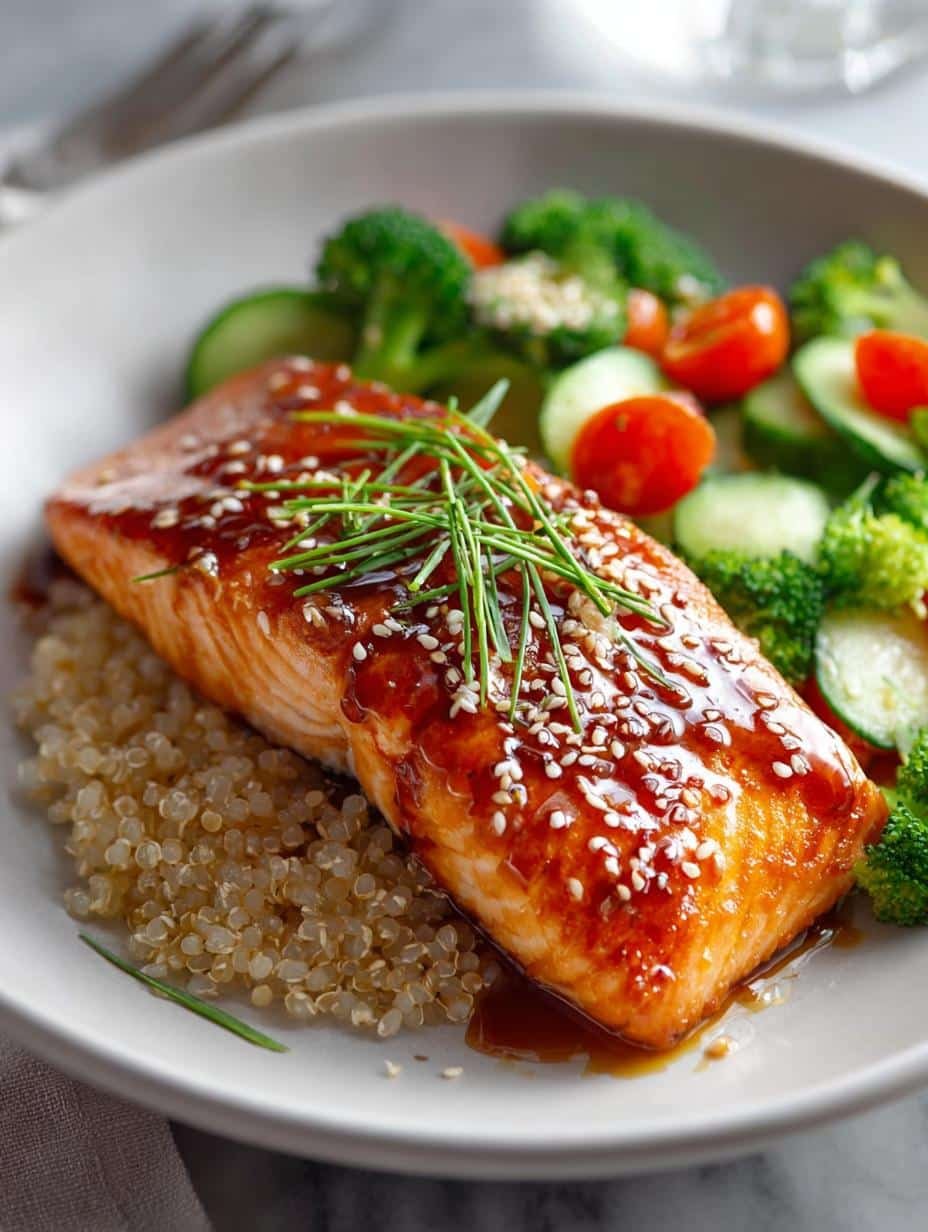 Maple Glazed Salmon: A Sweet Delight for Dinner - Maple Glazed Salmon - additional detail