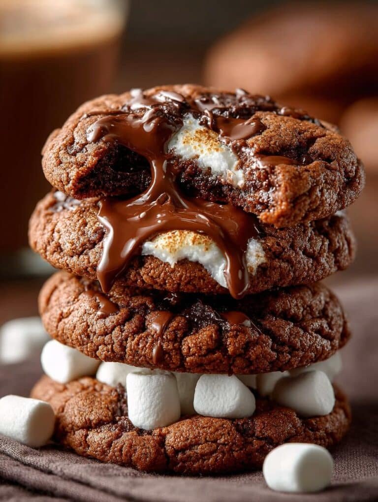 Marshmallow Hot Cocoa Cookies