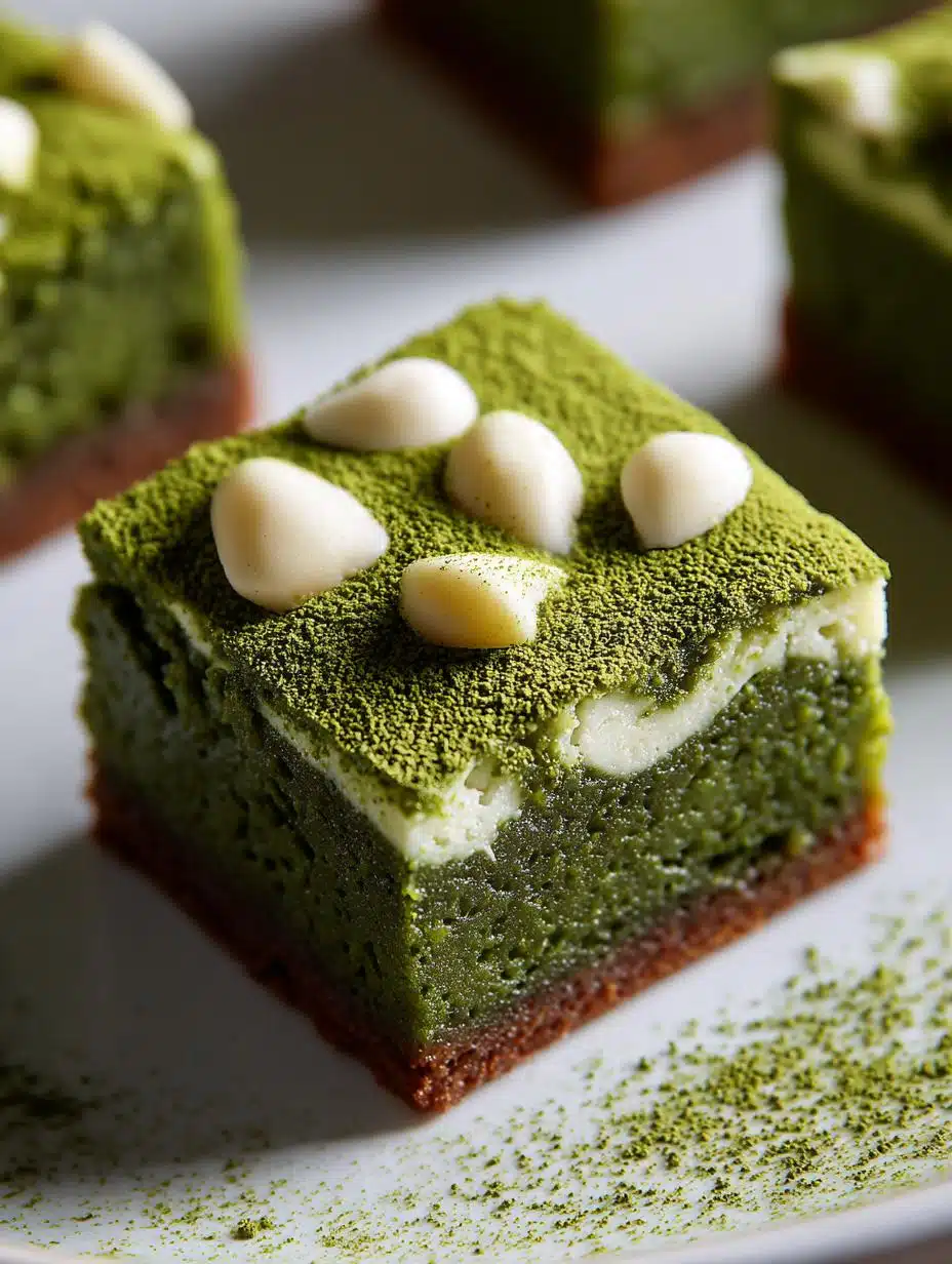 Matcha White Chocolate Brownies: 10 Irresistible Treats - Matcha White Chocolate Brownies - main visual representation