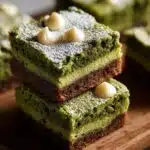 Matcha White Chocolate Brownies
