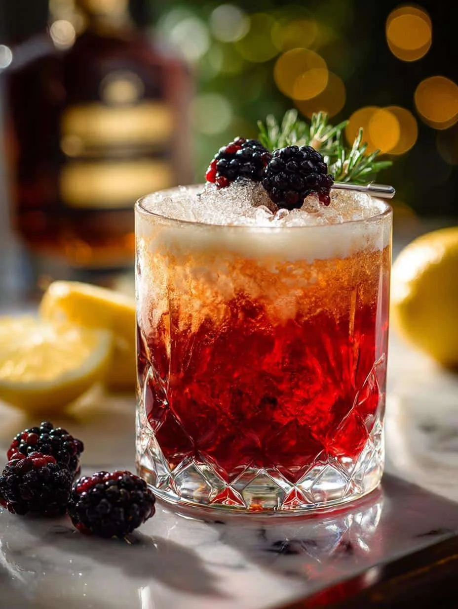 Merry Berry Bourbon Cocktail: 5-Minute Holiday Bliss - Merry Berry Bourbon Cocktail - main visual representation