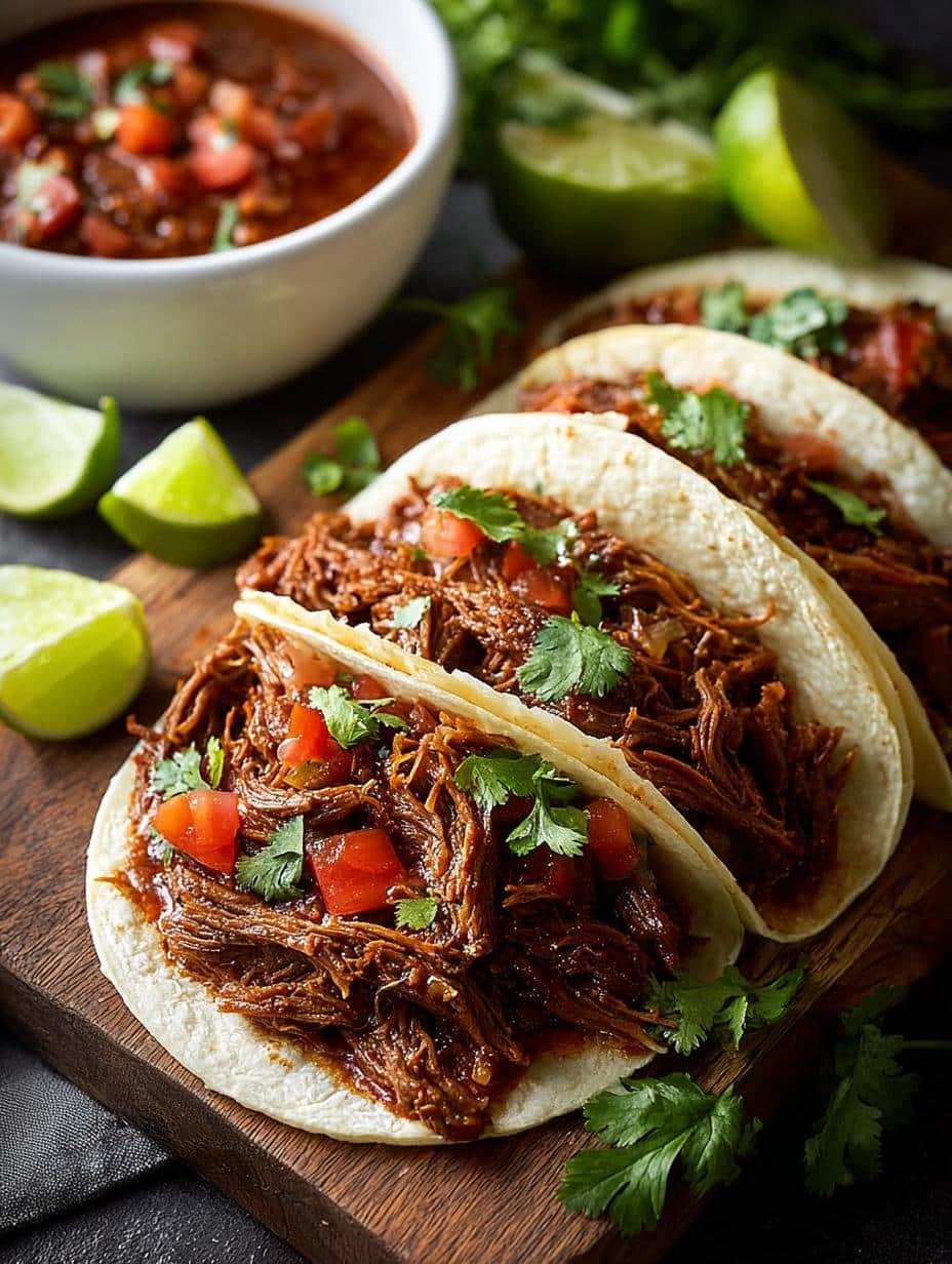 Mexican Shredded Beef Tacos: 10 Reasons to Indulge - Mexican Shredded Beef Tacos - main visual representation
