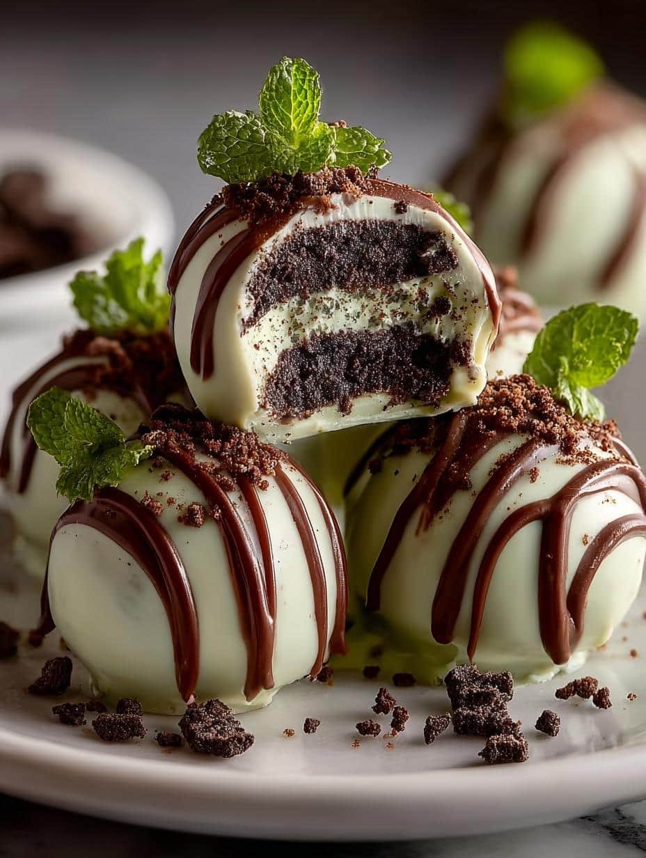 Mint Oreo Truffles: 36 Irresistible No-Bake Delights - Mint Oreo Truffles - additional detail