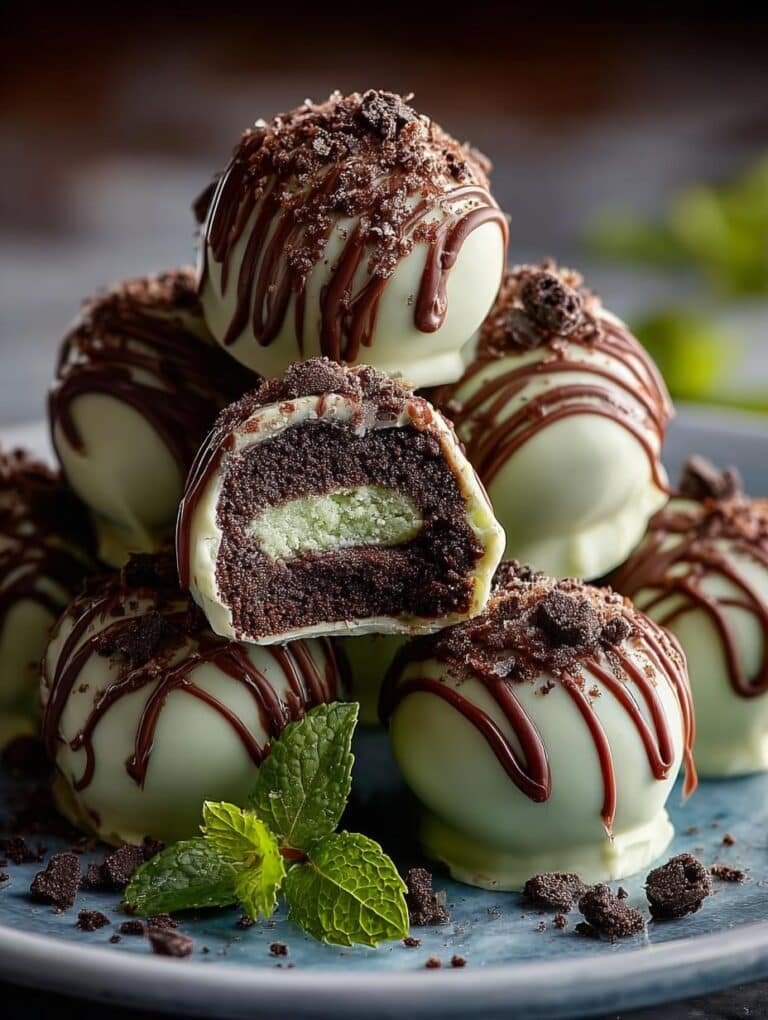 Mint Oreo Truffles