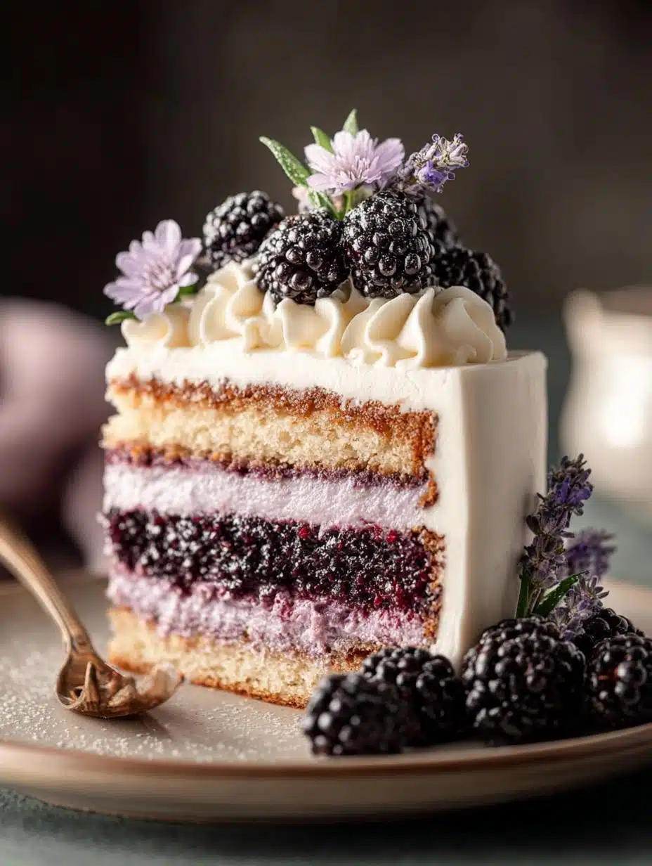 Moist Blackberry Lavender Cake: A Delightful Treat - Moist Blackberry Lavender Cake - main visual representation