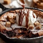 Molten Biscoff Brownie Skillet