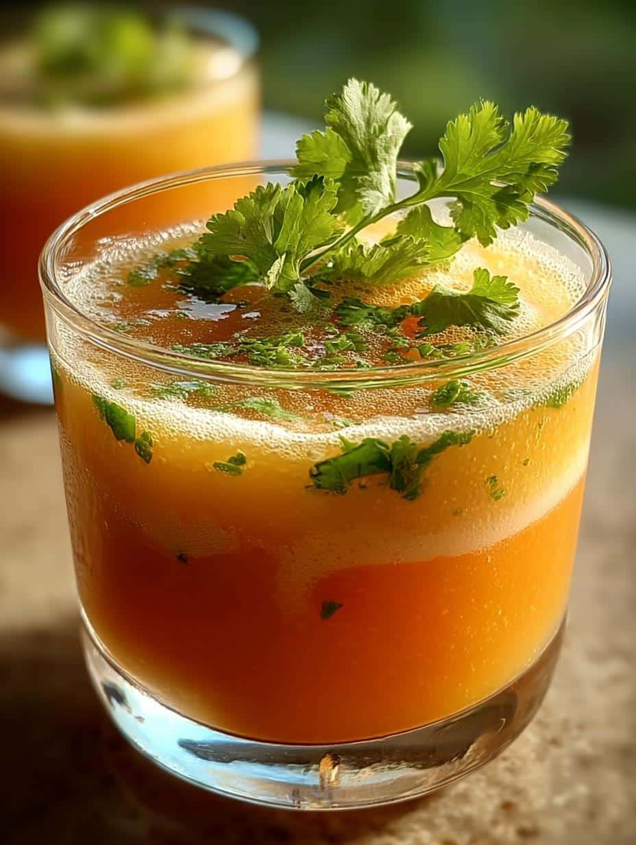 Papaya Cilantro Agua Fresca