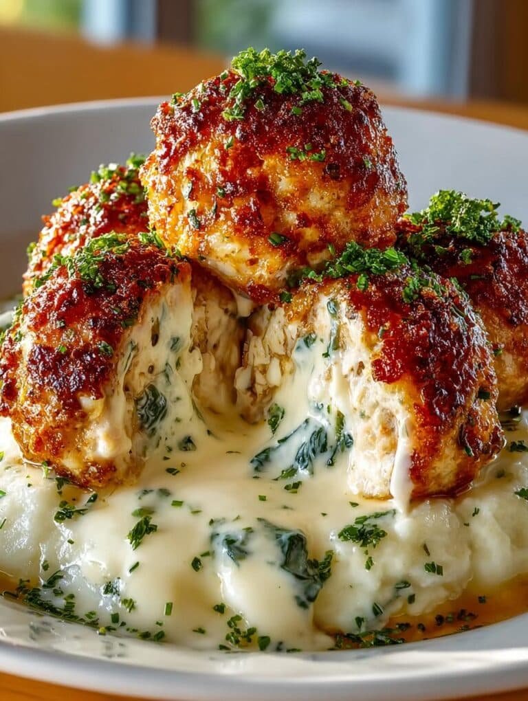 Parmesan Cloud Chicken Bombs