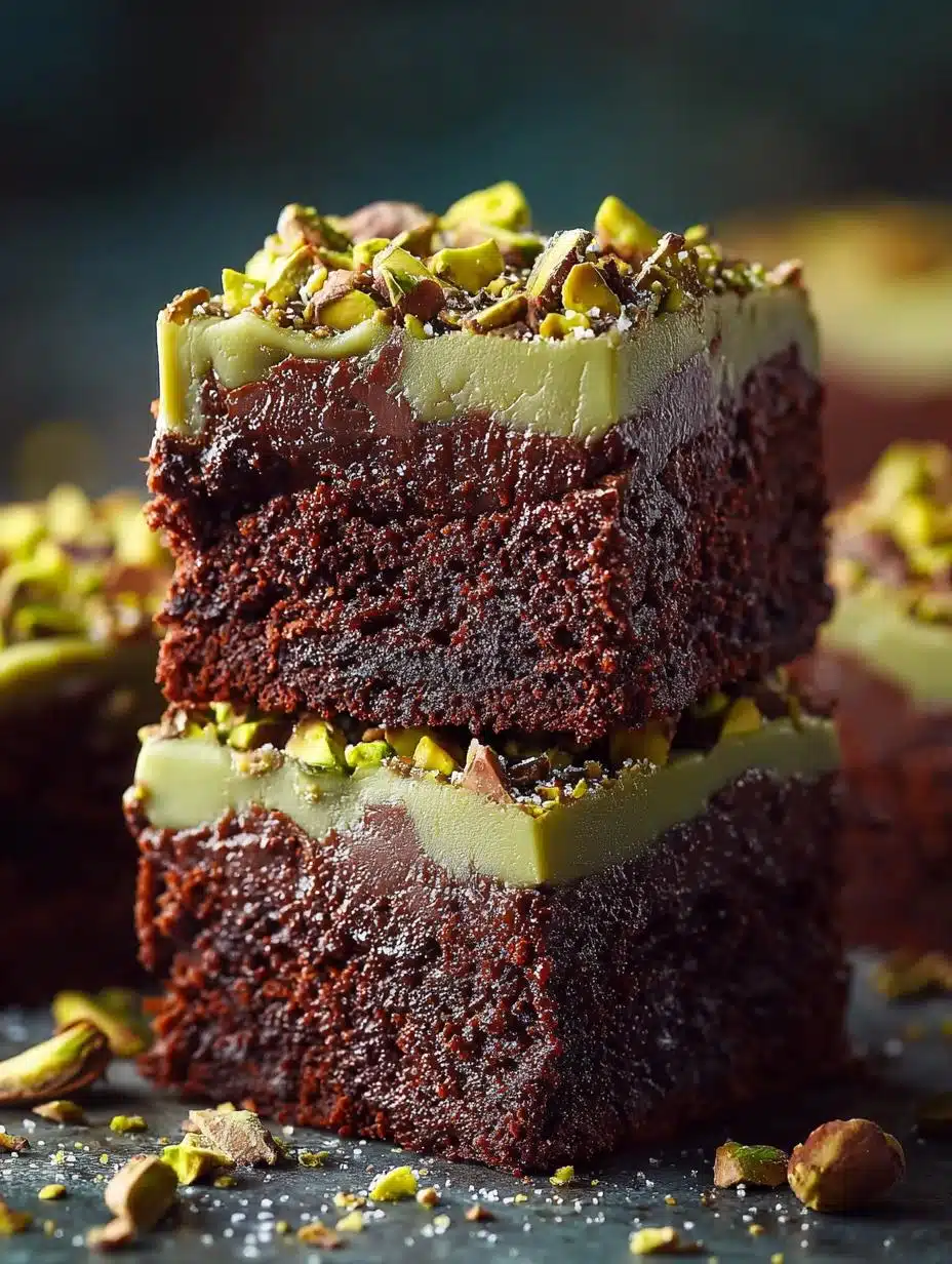 Pistachio Brownies with Pistachio Ganache: 5 Reasons to Indulge - Pistachio Brownies with Pistachio - main visual representation