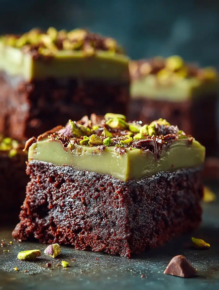 Pistachio Brownies with Pistachio Ganache: 5 Reasons to Indulge - Pistachio Brownies with Pistachio - additional detail