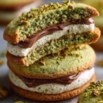 Pistachio Cream Filled Cookies