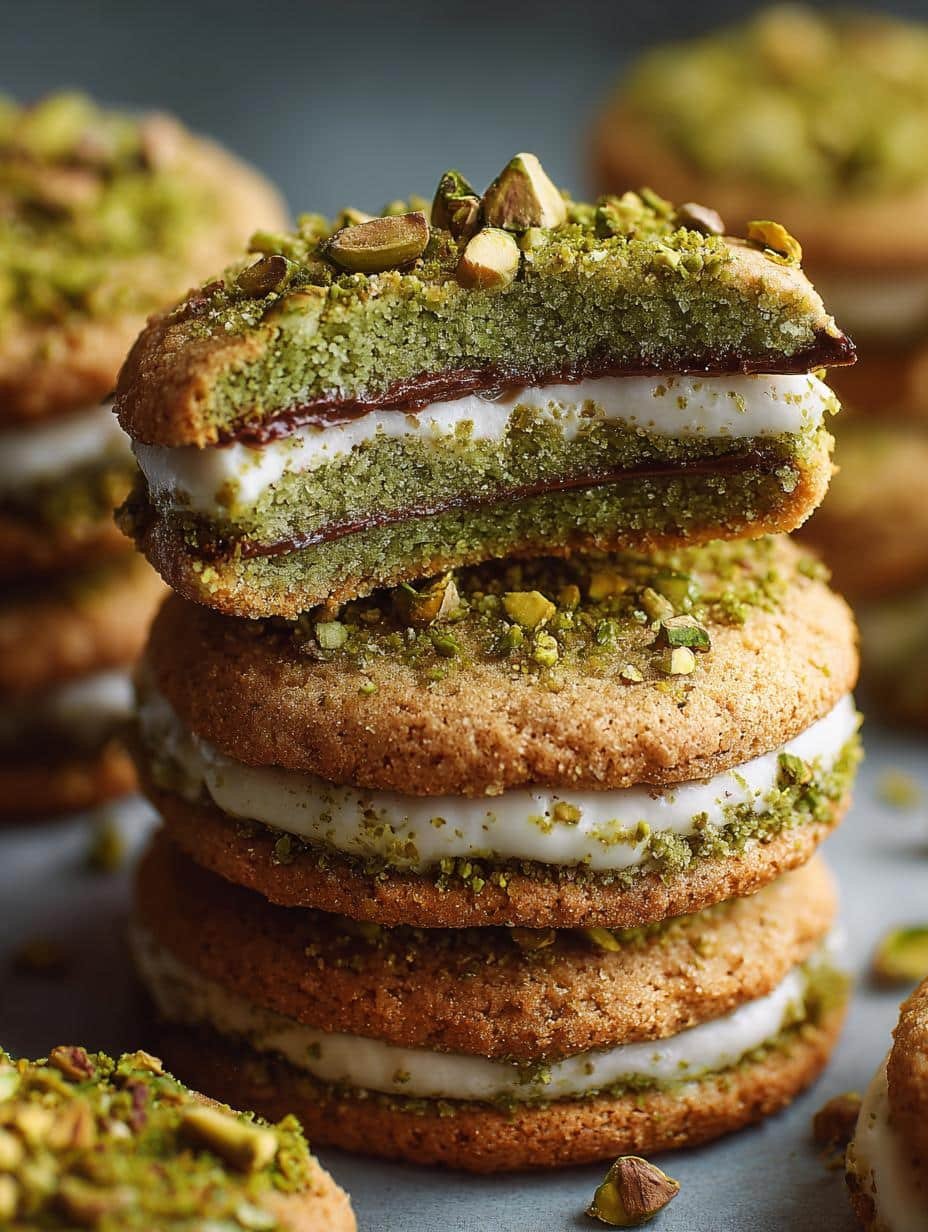 Pistachio Cream Filled Cookies: 5 Irresistible Treats - Pistachio Cream Filled Cookies - additional detail