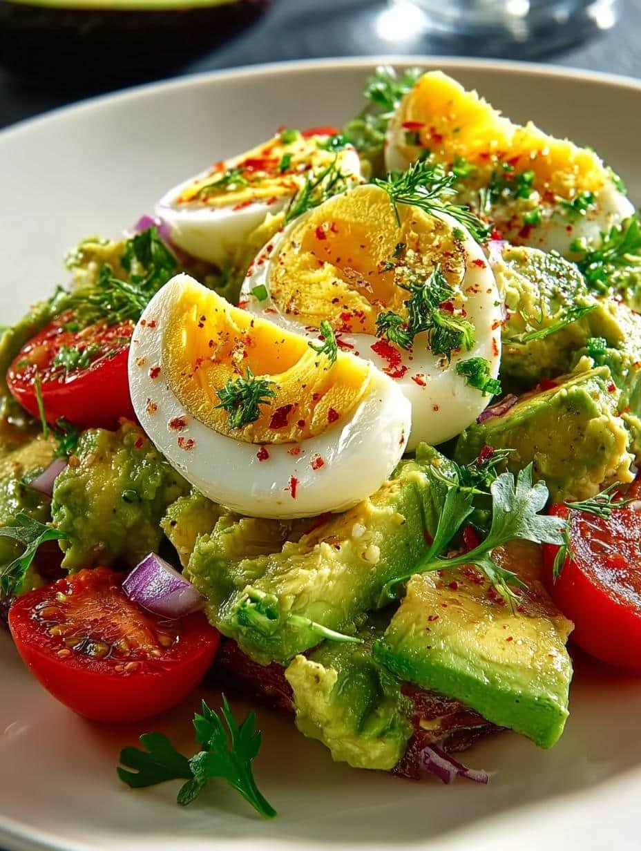Protein Packed Workout Egg Avocado Salad for Recovery 3 Protein Packed Workout Egg Avocado Salad for Recovery - Protein Packed Workout Egg - additional detail